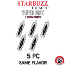 Starbuzz Super Max Disposable Vape Device | 15k Puffs - 5PC