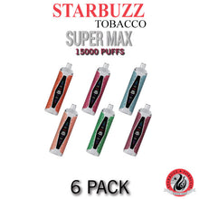 Starbuzz Super Max Disposable Vape Device | 15k Puffs - 6PK