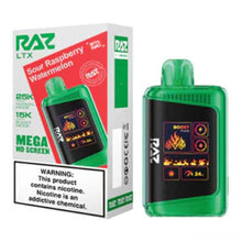 Sour Raspberry Watermelon Flavored RAZ DC25000 Disposable Vape Device - 25K Puffs - 6PK | Everything Vapes