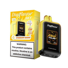 Strawberry Banana Flavored Geek Bar Skyview Disposable Vape Device - 25K Puffs - 10PK | EveryThing Vapes