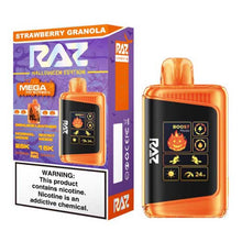 Strawberry Granola Flavored RAZ DC25000 Disposable Vape Device - 25K Puffs - 6PK | Everything Vapes