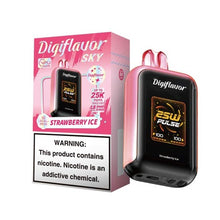 Strawberry Ice Flavored Geek Bar Skyview Disposable Vape Device - 25K Puffs - 10PK | EveryThing Vapes