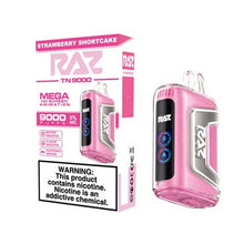 Strawberry Shortcake Raz TN9000 Disposable Vape Device 6PK | everythingvapes.com