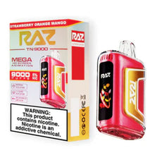 Strawberry Watermelon Flavored Raz TN9000 Disposable Vape Device - 9000K Puffs - 6PK | everythingvapes.com
