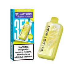 Toasted Banana Flavored Lost Mary MT35000 Disposable Vape Device - 35K Puffs - 10PK | EveryThing Vapes