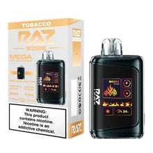 Tobacco Flavored RAZ DC25000 Disposable Vape Device - 25K Puffs - 6PK | Everything Vapes