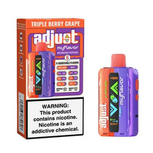 Triple Berry Grape Flavored Adjust MyFlavor Disposable Vape Device - 40K Puffs | EveryThing Vapes