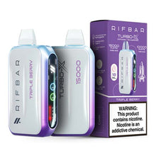 Triple Berry Flavored Rifbar Turbo-X Disposable Vape Device 6PK | EveryThing Vapes
