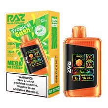 Tropical Gush Flavored RAZ DC25000 Disposable Vape Device - 25K Puffs - 6PK | Everything Vapes