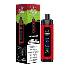Two Apple Flavored Al Fakher Crown Bar Disposable Vape Device - 8000 Puffs | everythingvapes.com - 10PK