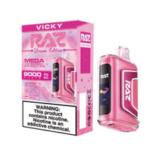 Vicky Flavored Raz TN9000 Disposable Vape Device 6PK | everythingvapes.com