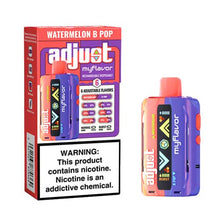 Watermelon B Pop Flavored Adjust MyFlavor Disposable Vape Device - 40K Puffs | EveryThing Vapes