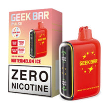 Watermelon Ice Flavored Geek Bar Pulse ZERO Disposable Vape Device - 15K Puffs | Everything Vapes