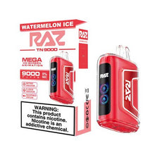 Watermelon Ice Raz TN9000 Disposable Vape Device 10PK | everythingvapes.com