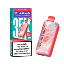 Watermelon Flavored Lost Mary MT35000 Disposable Vape Device - 35K Puffs - 10PK | EveryThing Vapes