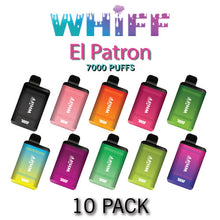 Whiff El Patron Disposable Vape Device by Scott Storch | 7000 Puffs - 10PK