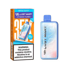 White Gami Flavored Lost Mary MT35000 Disposable Vape Device - 35K Puffs - 10PK | EveryThing Vapes