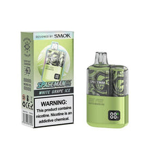White Grape Ice Flavored Spaceman 10K Pro Disposable Vape Device 3PK | EveryThing Vapes