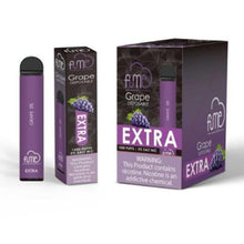 Grape-Flavored Fume EXTRA 5% Disposable Vape Device 6PK