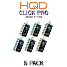 HQD Click Pro Disposable Vape Device | 30K Puffs - 6PK