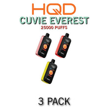 HQD Cuvie Everest Disposable Vape Device | 25000 Puffs - 3PK