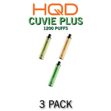 HQD Cuvie Plus Disposable Vape Device - 3PK