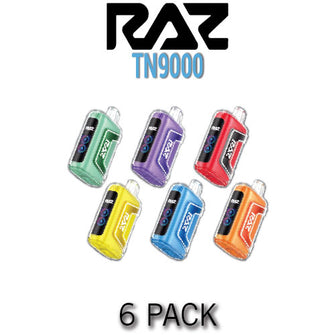 RAZ TN9000 Disposable Vape Device | 9000 Puffs - 6PK