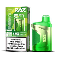 Alaskan Mint Flavored Raz CA6000 Zero Disposable Vape Device - 6000 Puffs | everythingvapes.com - 1PC