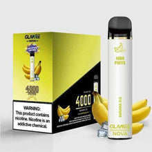 Banana Ice Glamee Nova Disposable Vape Device 4000 Puffs - EveryThing Vapes