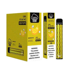 Banana Ice flavor Airis MAX Disposable Vape Device 1600 puffs