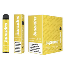 Banana Ice flavor Supreme MAX Disposable Vape Device 2000 Puffs