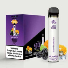 Berry Orange Ice Glamee Nova Disposable Vape Device 4000 Puffs - EveryThing Vapes