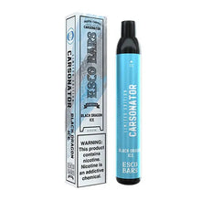 Black Dragon Ice Flavor Esco Bars MESH By Pastel Cartell vape with 2500 puffs