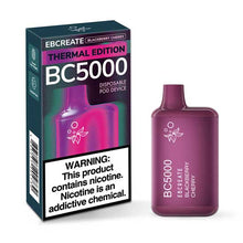 Blackberry Cherry Flavored EB Create BC5000 Thermal Edition Disposable Vape Device - 5000 Puffs | everythingvapes.com -6PK