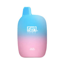 Blue Energy Flavored Flum Pebble 6000 Disposable Vape Device 6000 Puffs | everythingvapes.com - 1PC