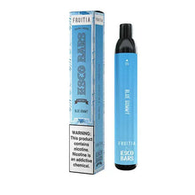 Blue Gummy flavored Pastel Cartel FRUITIA Esco Bars MESH Vape