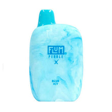 Blue Icy Flavored Flum Pebble Disposable Vape Device - 6000 Puffs | everythingvapes.com - 1PC