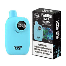 Blue Moon (Blueberry Mint) Flavored Future Bar Ai7 Disposable Vape Device 7000 Puffs 10PK | everythingvapes.com