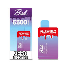 Blueberry Ice Flavored Bali x Packwood ZERO Disposable Vape Device - 6500 Puffs | everythingvapes.com - 3PK