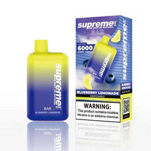 Blueberry Lemonade Flavored Supreme BAR Disposable Vape Device 6000 Puffs 3PK | everythingvapes.com