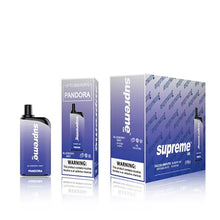 Blueberry Mint flavored Supreme Pandora Disposable Vape Device 7000 Puffs