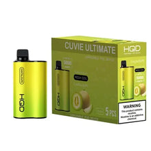 Bluerazz flavored HQD Cuvie ULTIMATE Disposable Vape Device 5000 Puffs