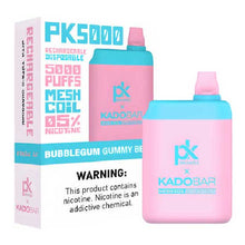 Bubblegum Gummy Bear Flavored Pod King x Kado Bar PK5000 Disposable Vape Device - 5000 Puffs | everythingvapes.com -  3PK