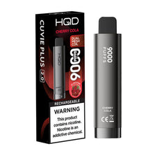 Cherry Cola Flavored HQD Cuvie Plus 2.0 Disposable Vape Device - 9000 Puffs | everythingvapes.com - 1PC