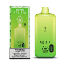 Clear Flavored Fume FRUITIA Disposable Vape Device - 8000 Puffs | everythingvapes.com -  3PK