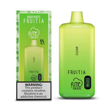 Clear Flavored Fume FRUITIA Disposable Vape Device - 8000 Puffs | everythingvapes.com - 6PK
