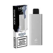 Clear Flavored HQD Cuvie Slick Disposable Vape Device 6000 Puffs - 10 Pack | everythingvapes.com