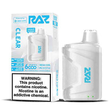Clear Flavored Raz CA6000 Disposable Vape Device - 6000 Puffs | everythingvapes.com -6PK