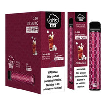Cola Ice flavor Airis MAX Disposable Vape Device 1600 puffs