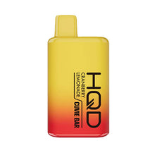 6 Pack Cranberry Lemonade Flavored HQD Cuvie BAR Disposable Vape Device 7000 Puffs | everythingvapes.com